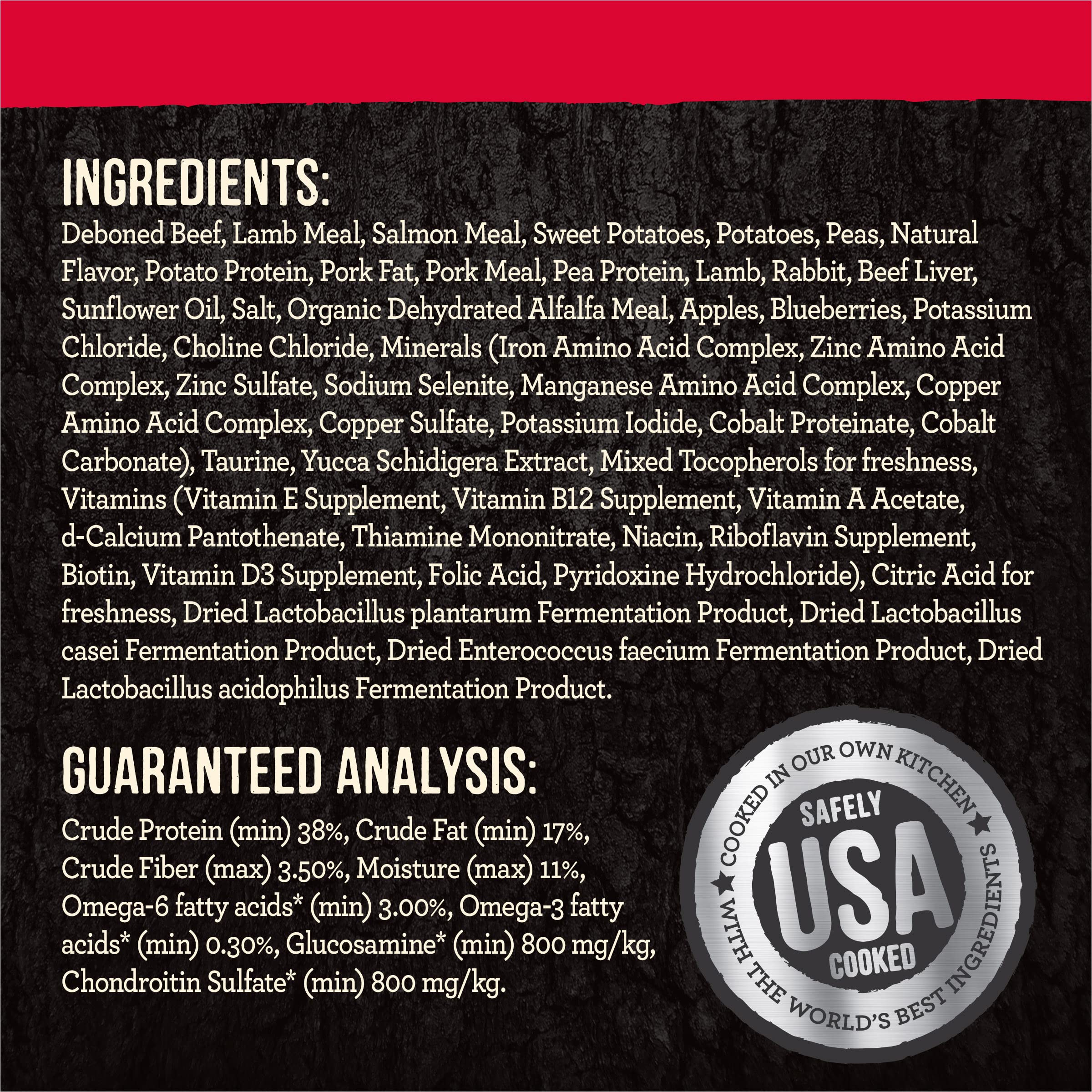 Merrick Backcountry Raw Infused Grain Free Dog Food, Great Plains Red Recipe, Freeze Dried Dog Food - 10 lb. Bag - Image 4