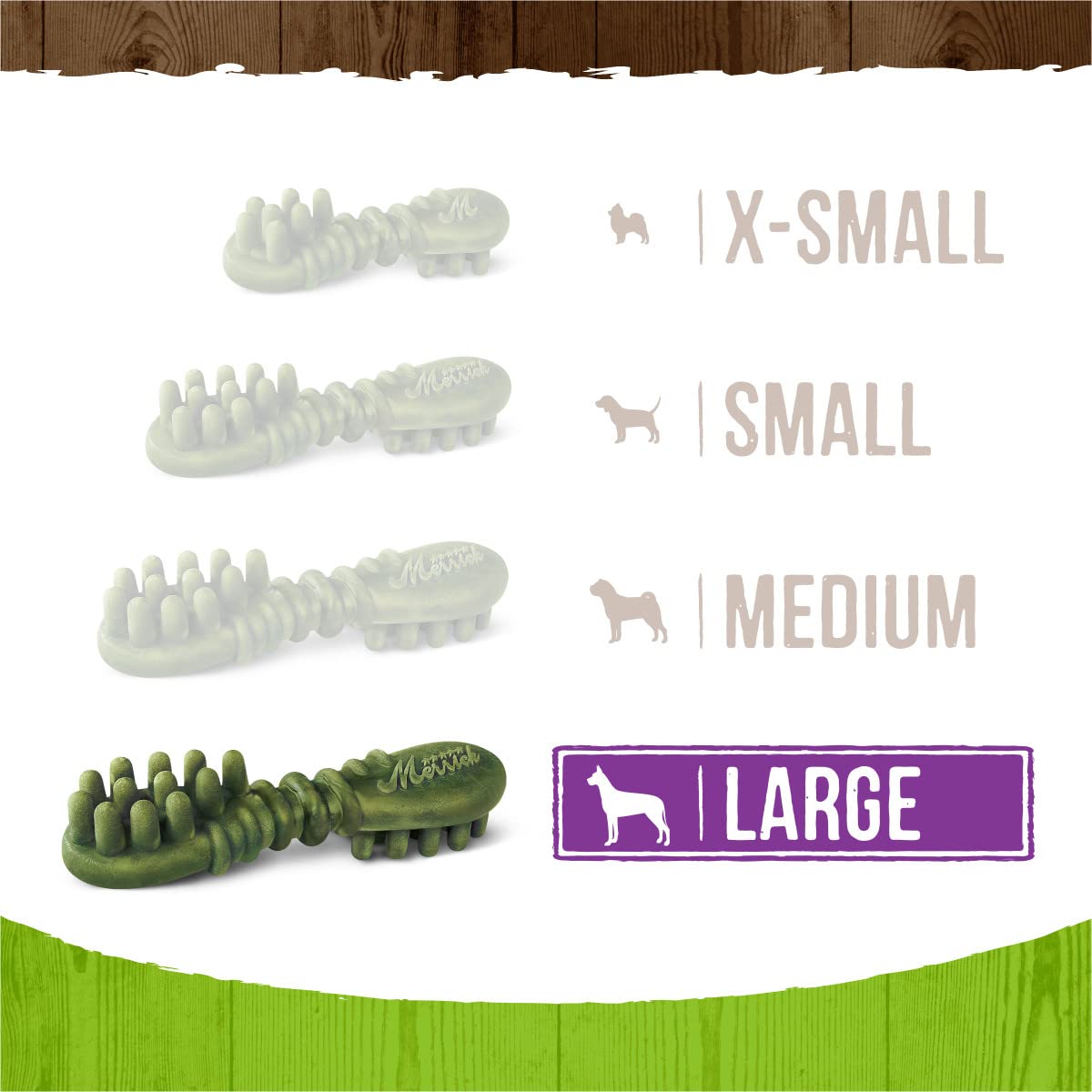 Merrick Fresh Kisses Natural Dental Chews Infused With Coconut And Botanical Oils For Large Dogs Over 50 Lbs - 22 ct. Box - Image 7