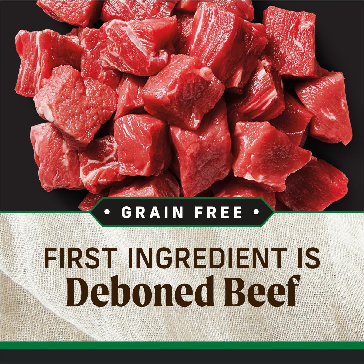 Merrick Grain Free Dry Dog Food Backcountry Bone Broth Coated Kibble Heartlands Recipe with Beef and Bison - 18.5 lb. Bag - Image 7