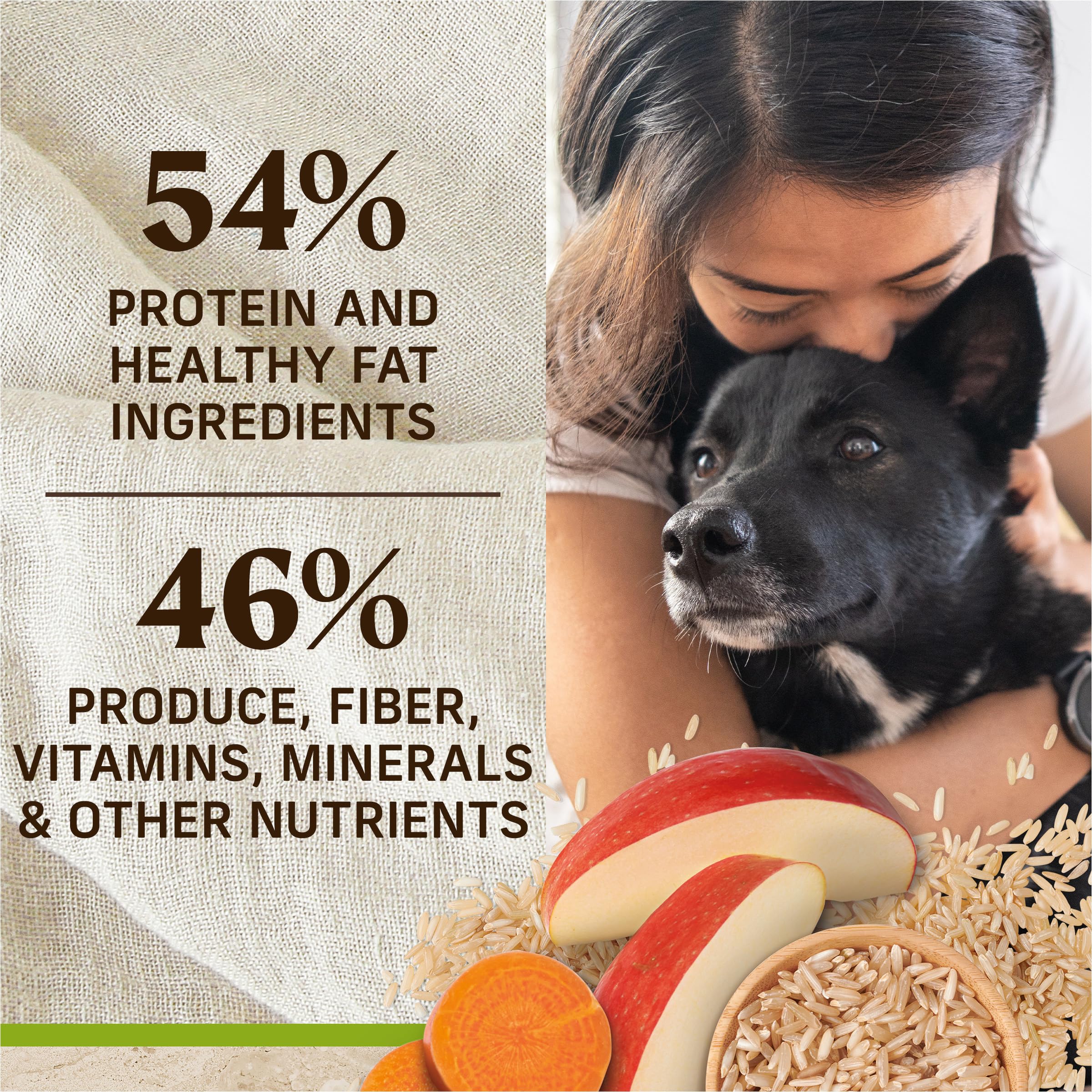 Merrick Healthy Grains Premium Adult Dry Dog Food, Wholesome And Natural Kibble With Lamb And Brown Rice - 4.0 lb. Bag - Image 8