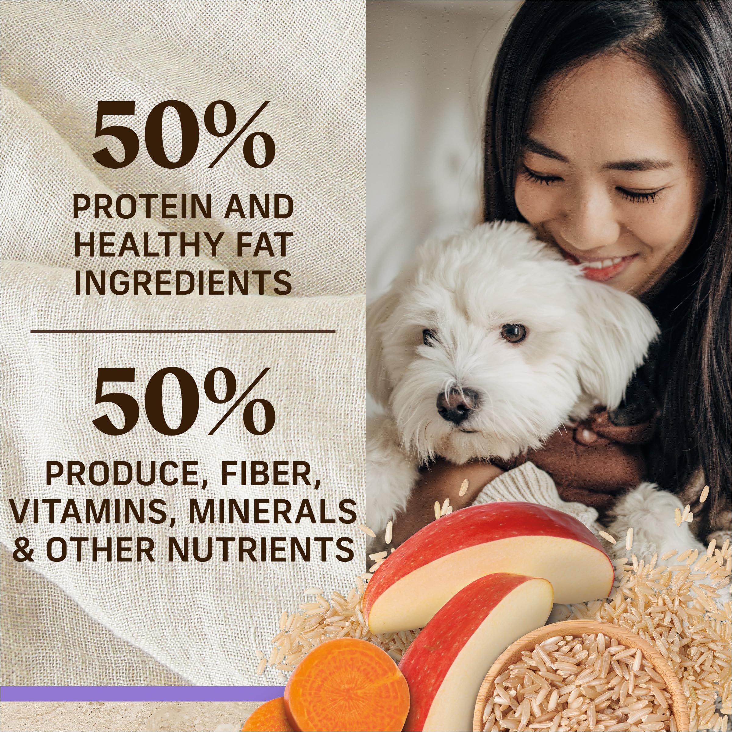 Merrick Healthy Grains Premium Dry Dog Food, Wholesome And Natural Kibble For Healthy Digestion, Puppy Recipe - 12.0 lb. Bag - Image 8