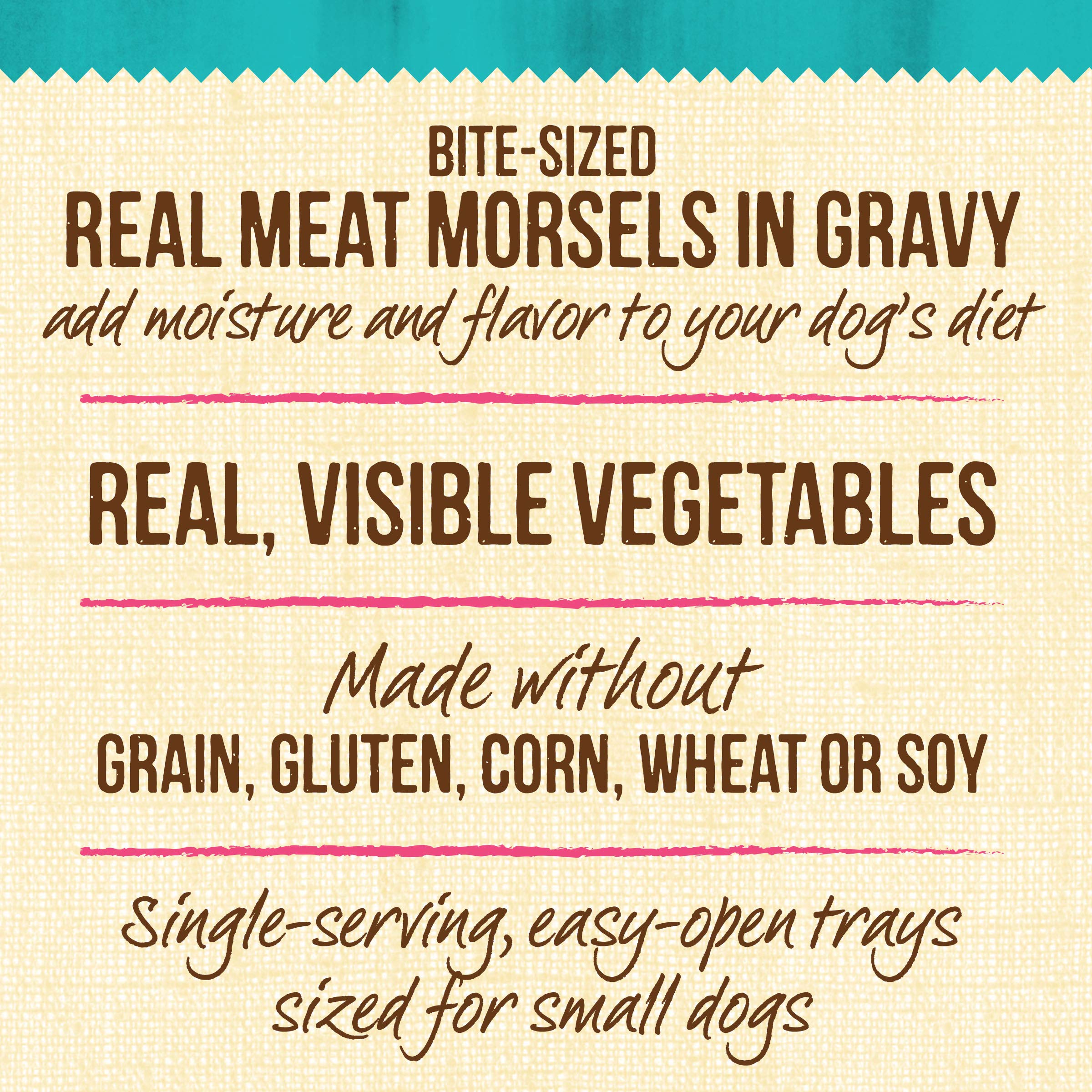 Merrick Lil’ Plates Grain Free And Gluten Free Natural Wet Dog Food For Small Dogs, Soft Dainty Duck Medley - (Pack of 12) 3.5 oz. Tubs - Image 6