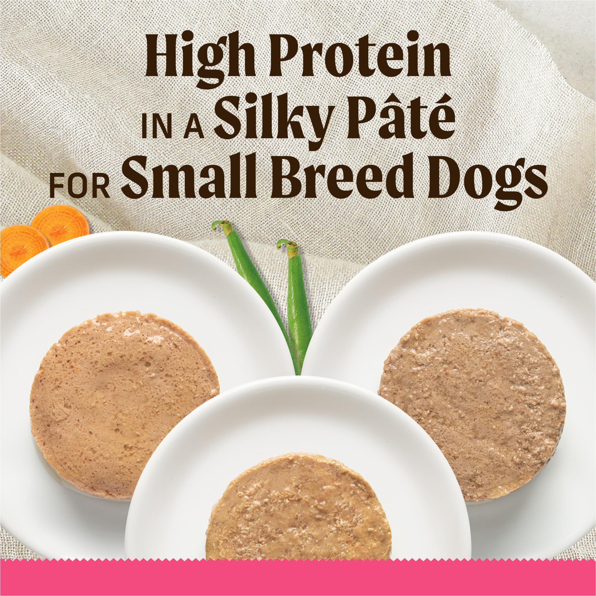 Merrick Lil’ Plates Petite Pates Premium Grain Free Wet Dog Food Variety Pack, Natural Beef, Chicken, Turkey - (Pack of 12) 3 oz. Cans - Image 3