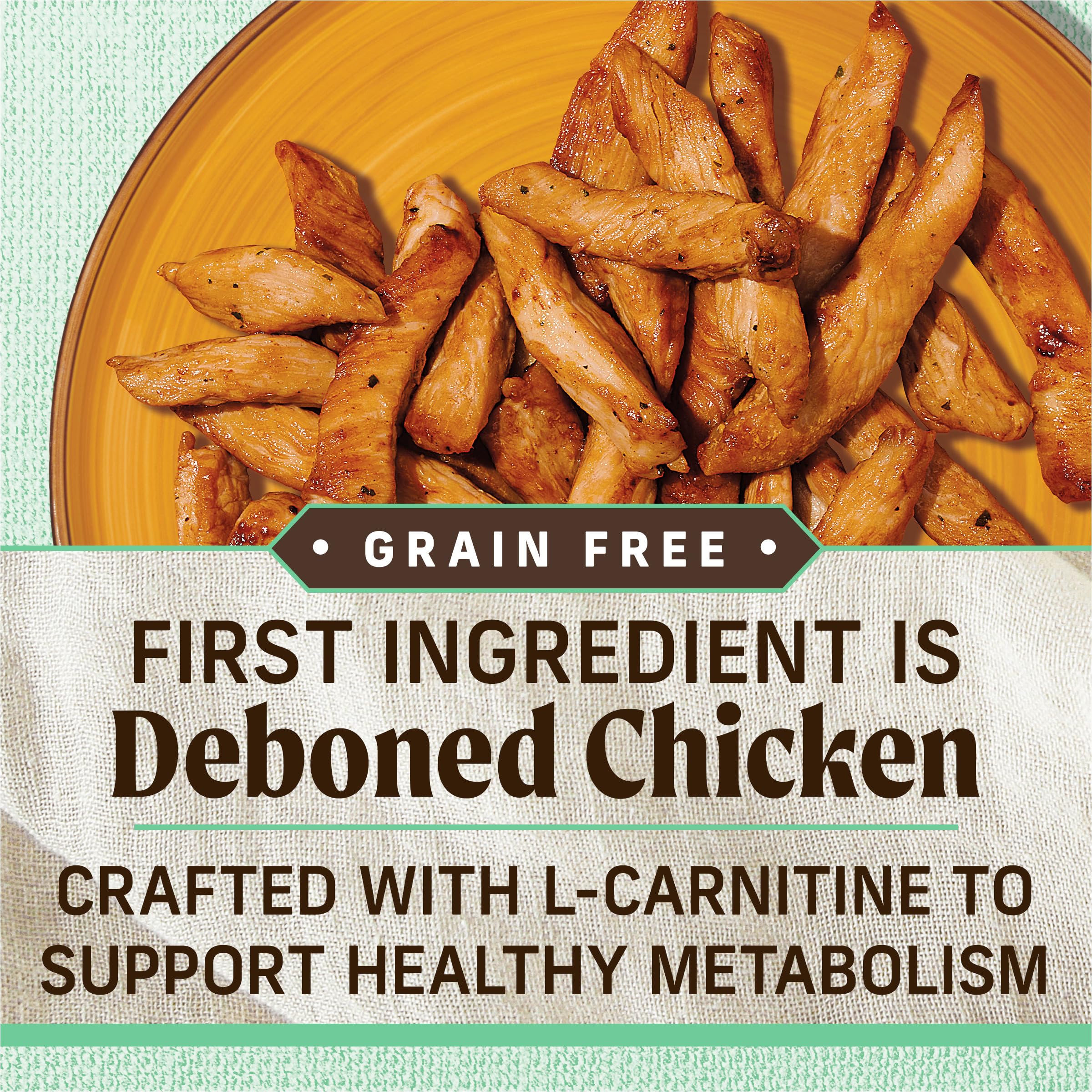 Merrick Lil’ Plates Premium Grain Free Senior Dry Dog Food For Small Dogs, Real Chicken, Sweet Potato Kibble - 4.0 lb. Bag - Image 8