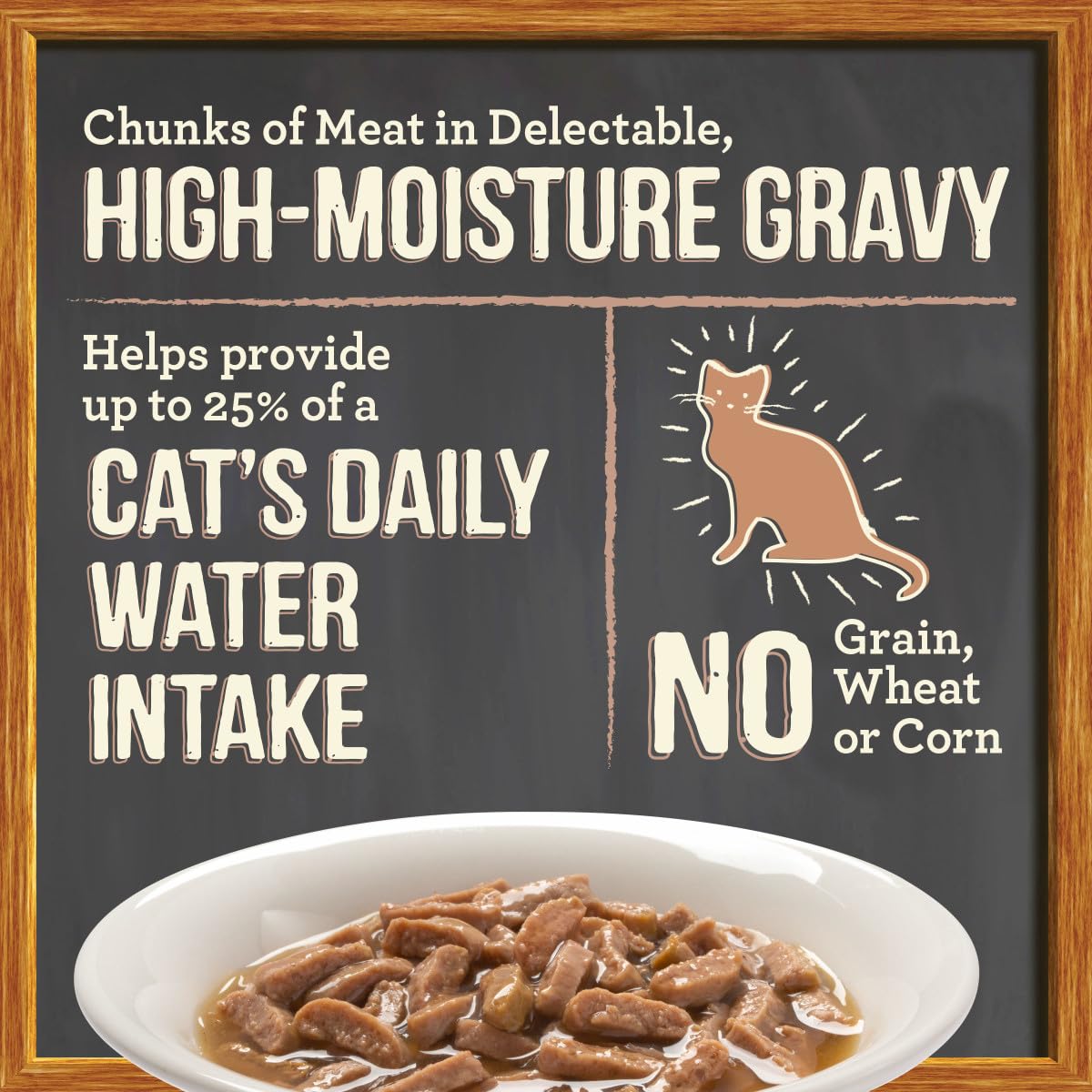 Merrick Purrfect Bistro Bon Appetits Premium Grain Free Wet Cat Food Topper, Chicken Recipe Chunks In Gravy - (Pack of 24) 3 oz. Pouches - Image 5